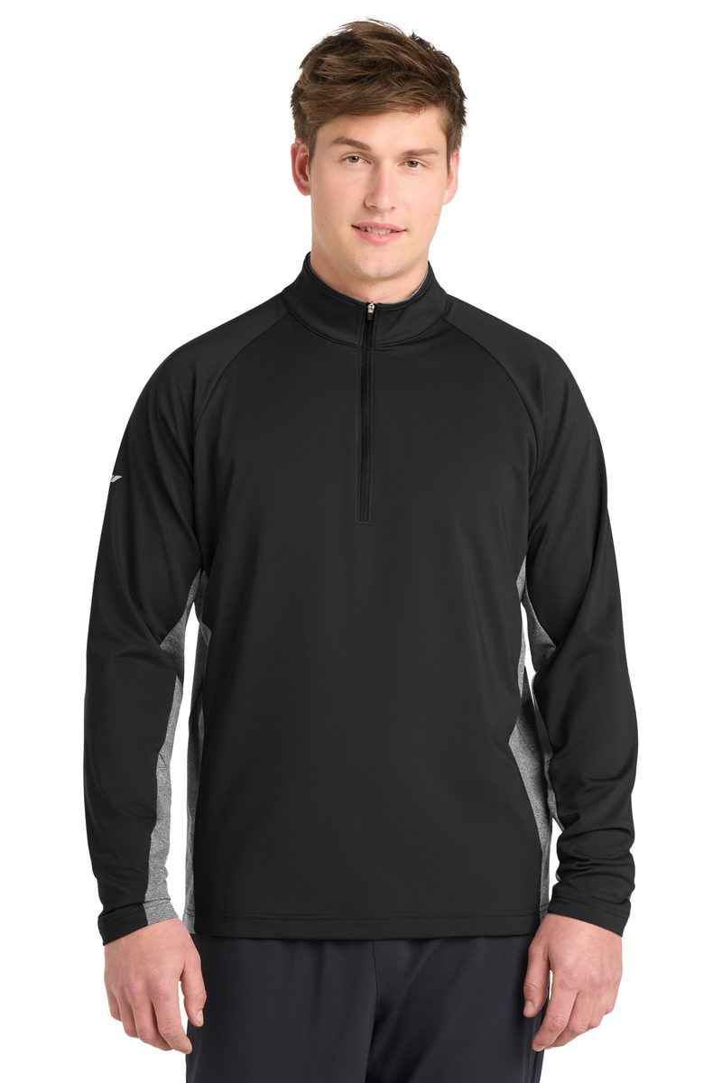 Sport-Tek ST854 - Sport-Wick Stretch Contrast 1/4-Zip Pullover