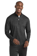 Sport-Tek ST855 - Sport-Wick Stretch Reflective Heather 1/2-Zip Pullover