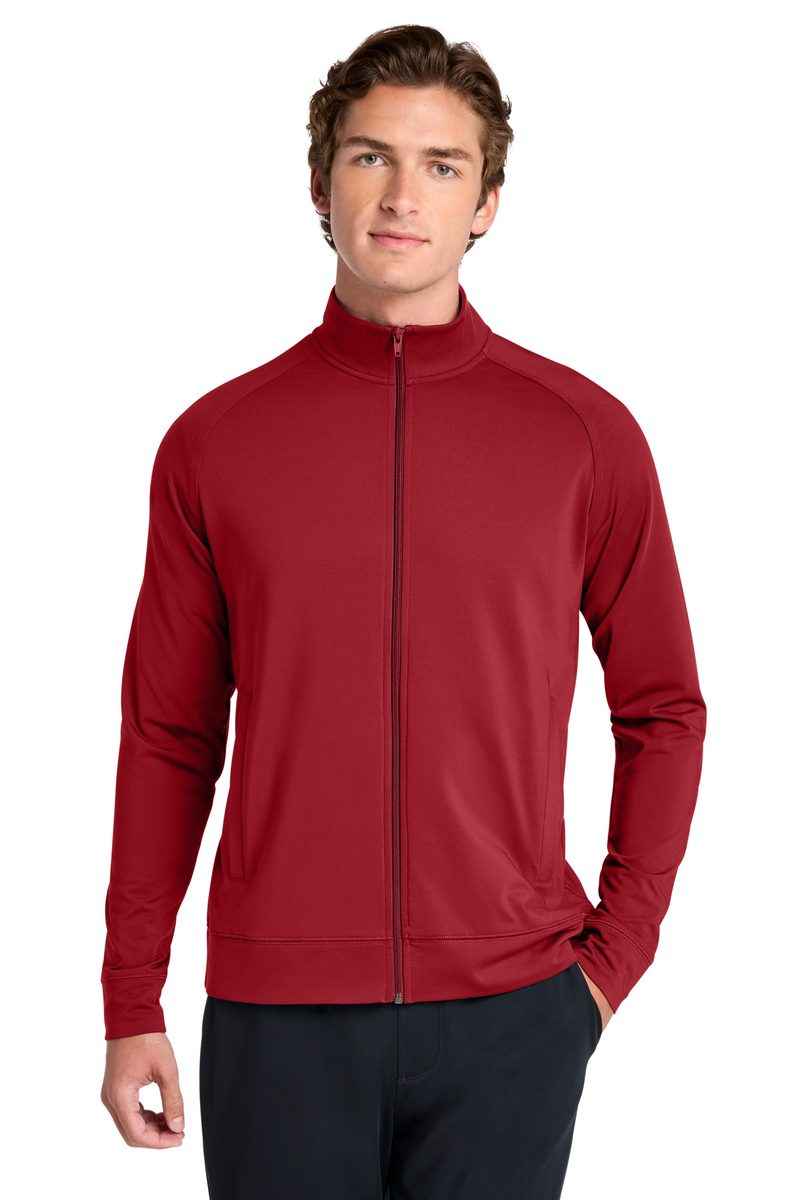 Sport-Tek ST857 - Sport-Wick Stretch Full-Zip Cadet Jacket