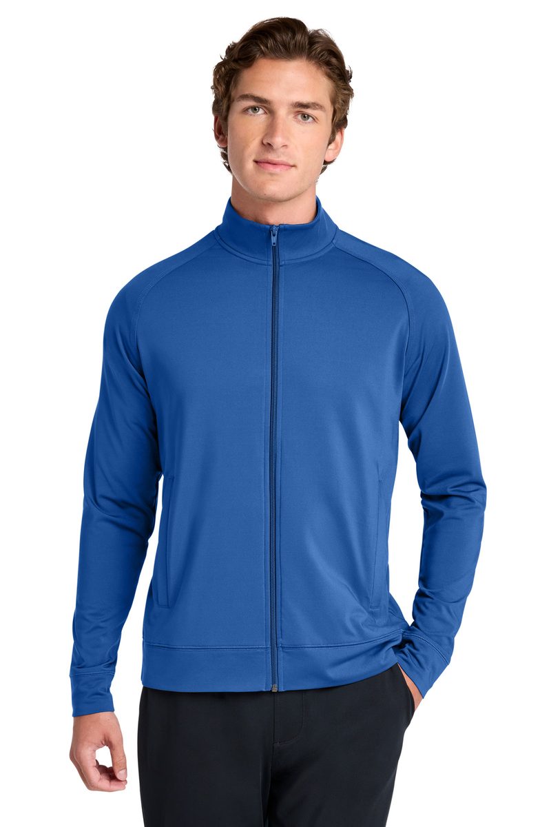 Sport-Tek ST857 - Sport-Wick Stretch Full-Zip Cadet Jacket Sport-Tek