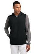 Sport-Tek ST858 - Sport-Wick Stretch Sleeveless Hooded 1/4-Zip Sport-Tek