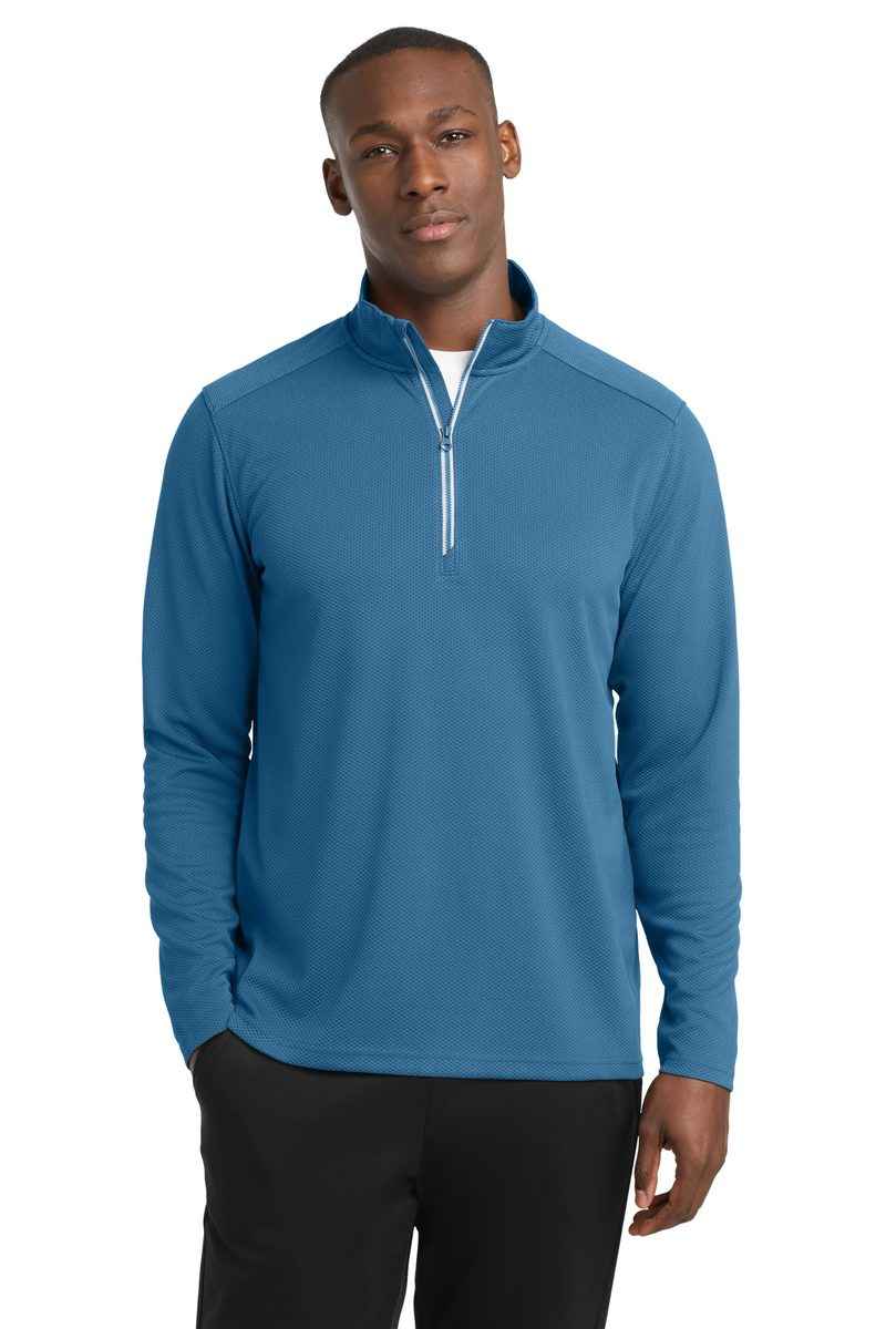 Sport-Tek ST860 - Sport-Wick Textured 1/4-Zip Pullover