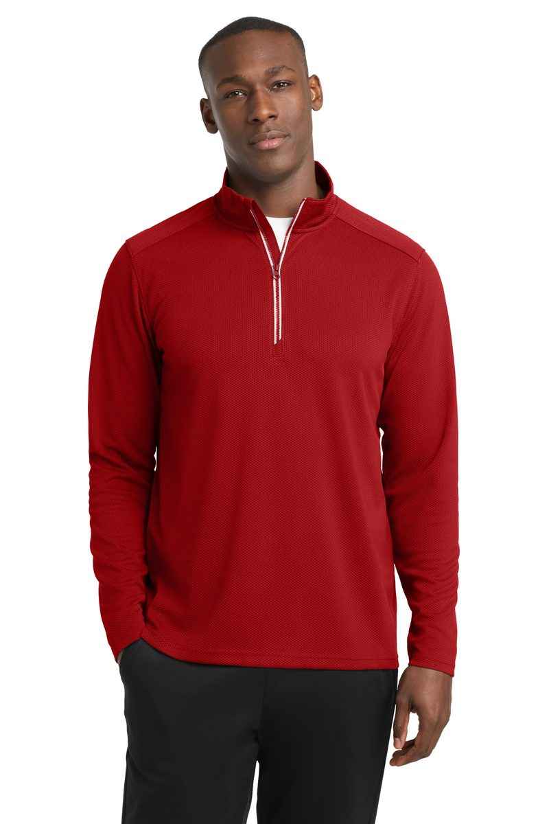 Sport-Tek ST860 - Sport-Wick Textured 1/4-Zip Pullover