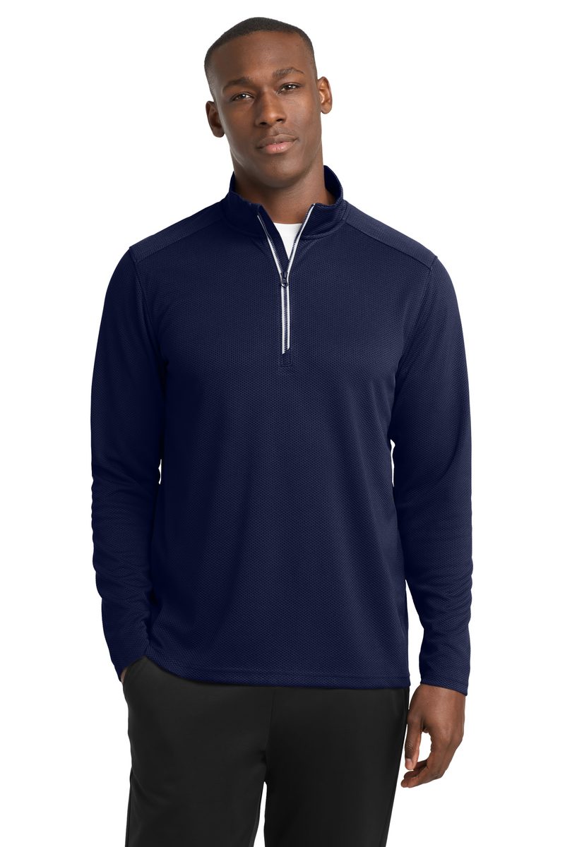 Sport-Tek ST860 - Sport-Wick Textured 1/4-Zip Pullover Sport-Tek