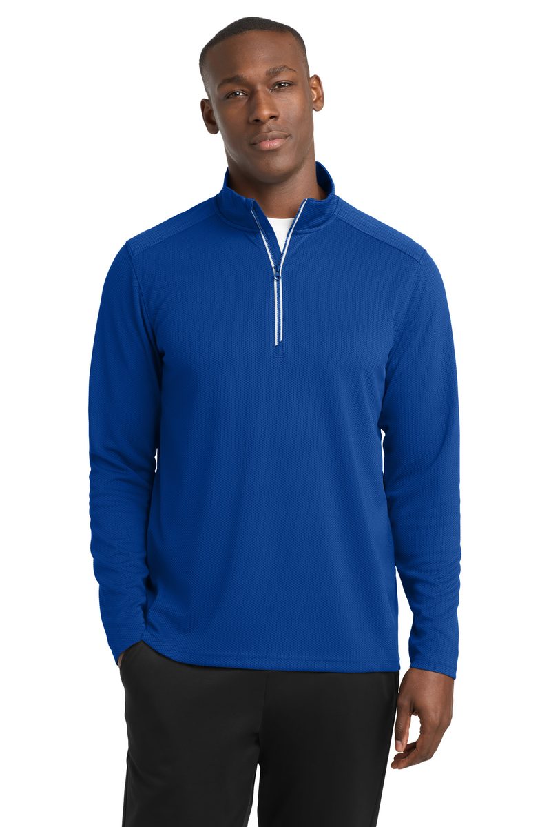 Sport-Tek ST860 - Sport-Wick Textured 1/4-Zip Pullover Sport-Tek