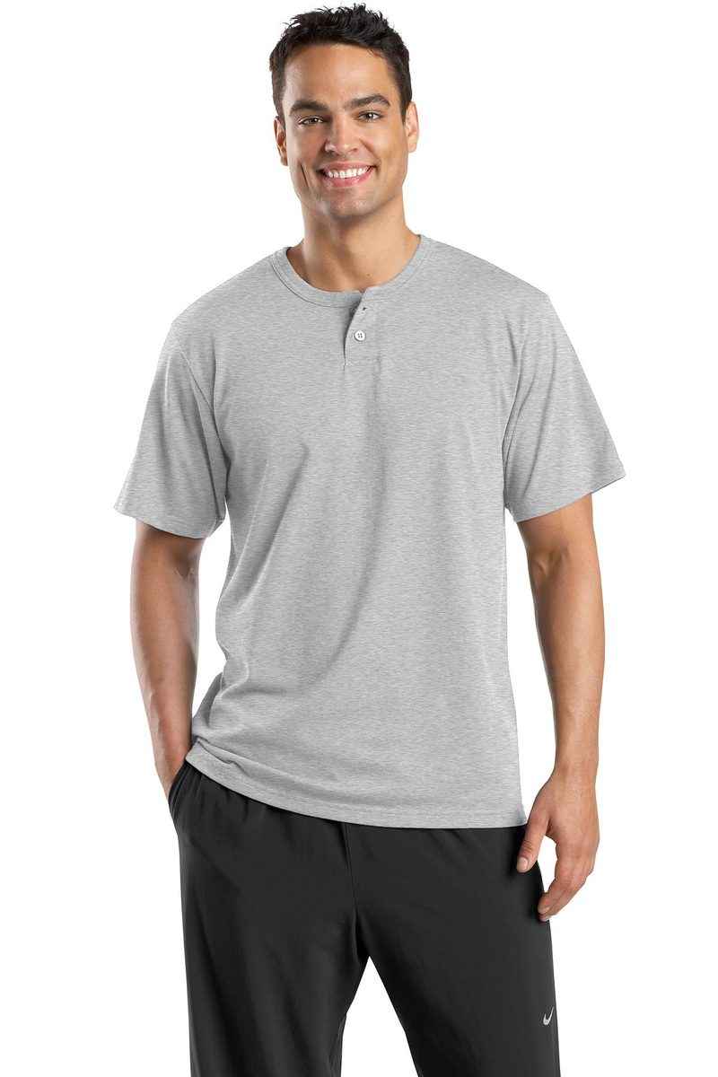 Sport-Tek T210 - Short Sleeve Henley