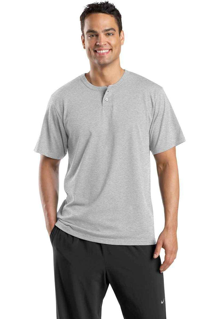 Sport-Tek T210 - Short Sleeve Henley
