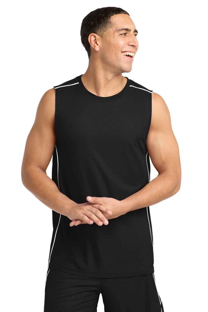 Sport-Tek T555 - PosiCharge Mesh Reversible Sleeveless Tee