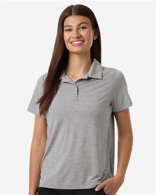 Team 365 TT125W - Women's Relay Heathered Stripe Polo