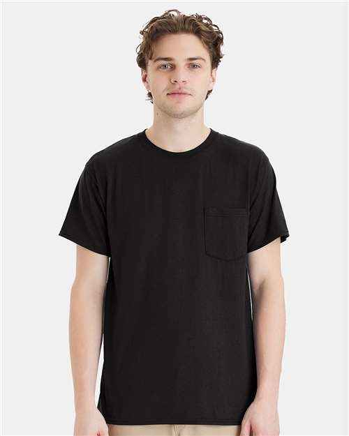 Hanes W110 - Unisex Workwear Pocket T-Shirt