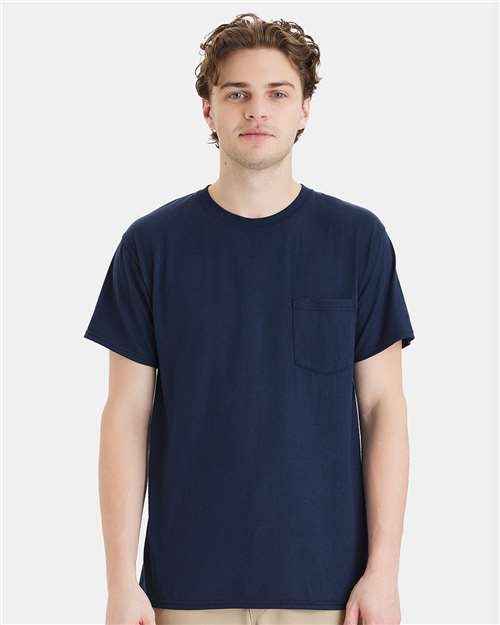 Hanes W110 - Unisex Workwear Pocket T-Shirt