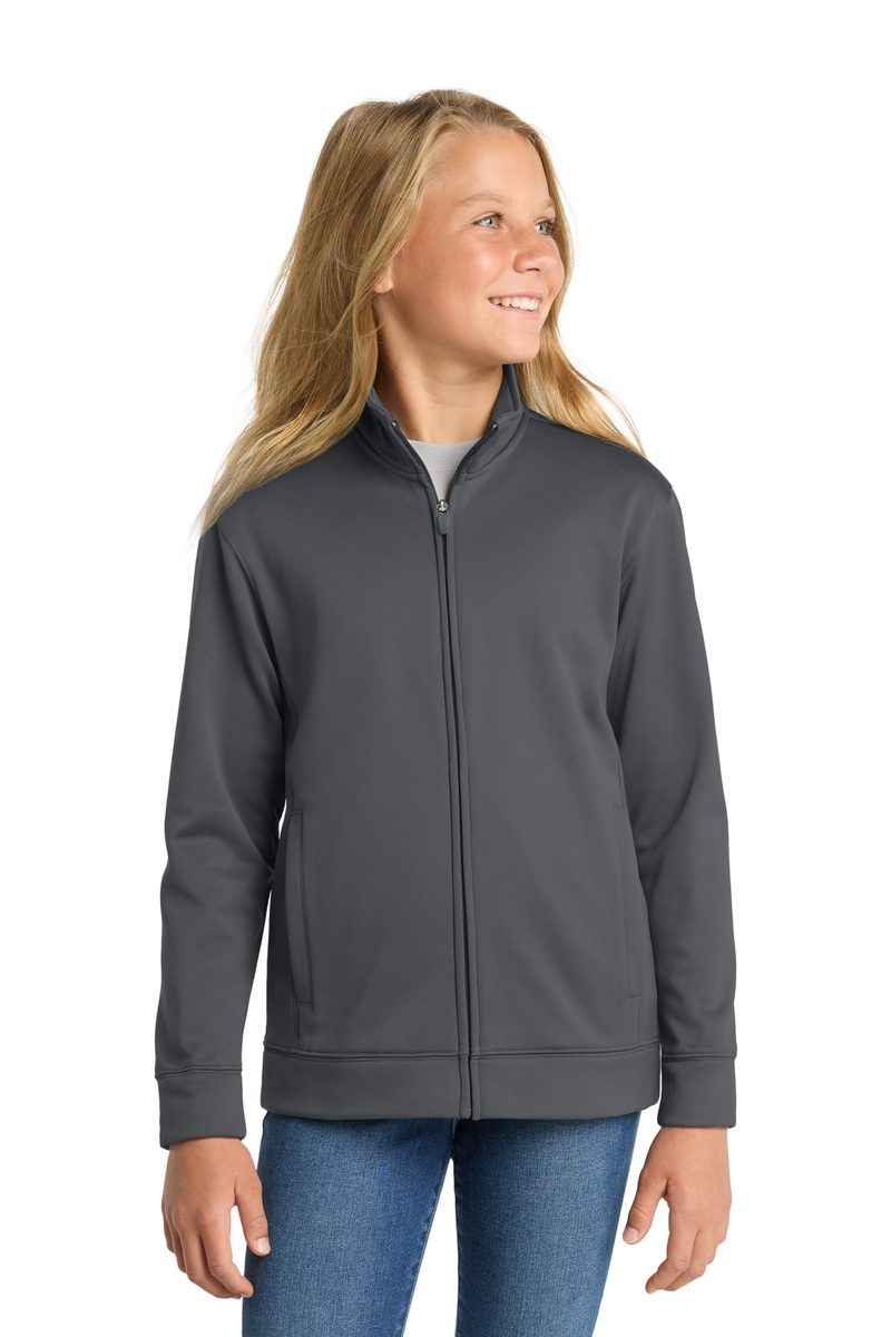 Sport-Tek YST241 - Youth Sport-Wick Fleece Full-Zip Jacket