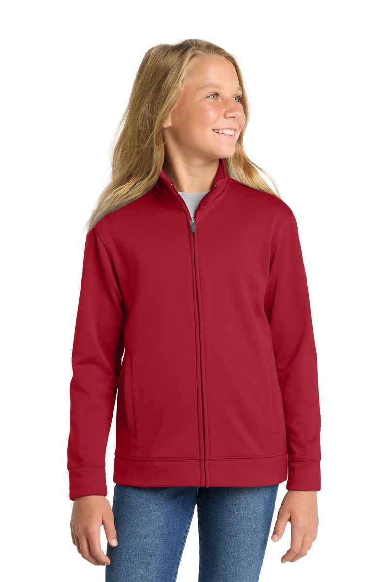 Sport-Tek YST241 - Youth Sport-Wick Fleece Full-Zip Jacket