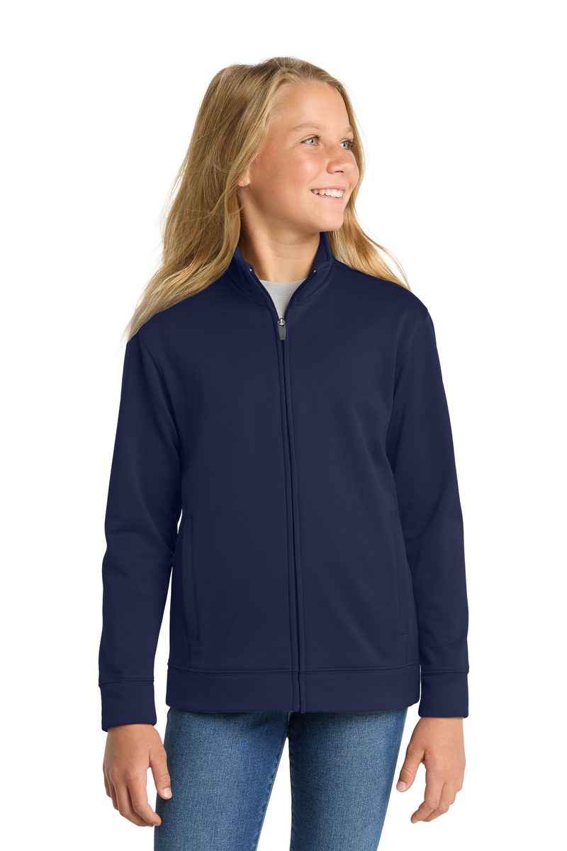 Sport-Tek YST241 - Youth Sport-Wick Fleece Full-Zip Jacket