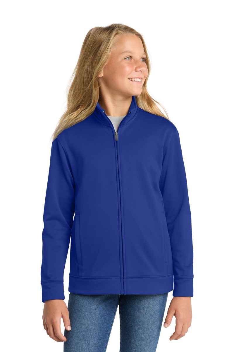 Sport-Tek YST241 - Youth Sport-Wick Fleece Full-Zip Jacket