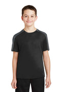 Sport-Tek YST354 - Youth PosiCharge Competitor Sleeve-Blocked Tee