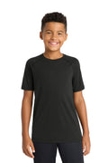 Sport-Tek YST400 - Youth PosiCharge Tri-Blend Wicking Raglan Tee Sport-Tek