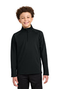 Sport-Tek YST850 - Youth Sport-Wick Stretch 1/4-Zip Pullover Sport-Tek