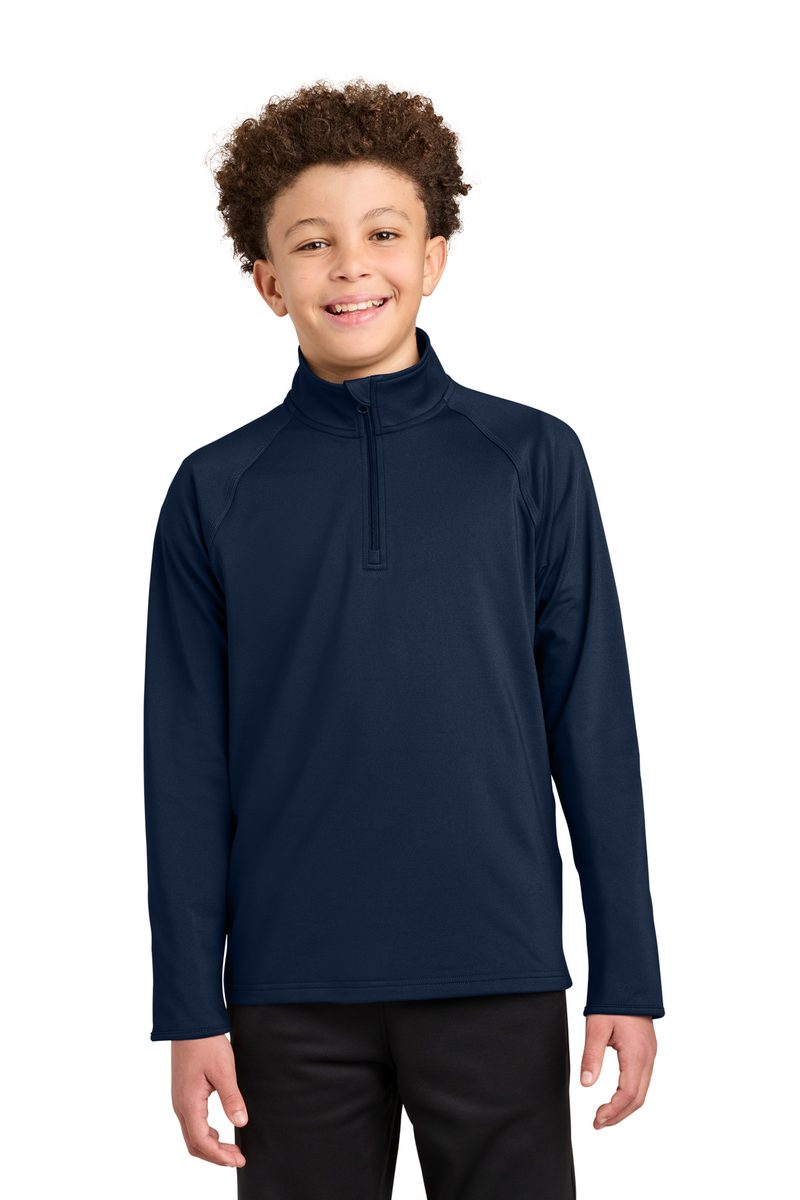 Sport-Tek YST850 - Youth Sport-Wick Stretch 1/4-Zip Pullover Sport-Tek