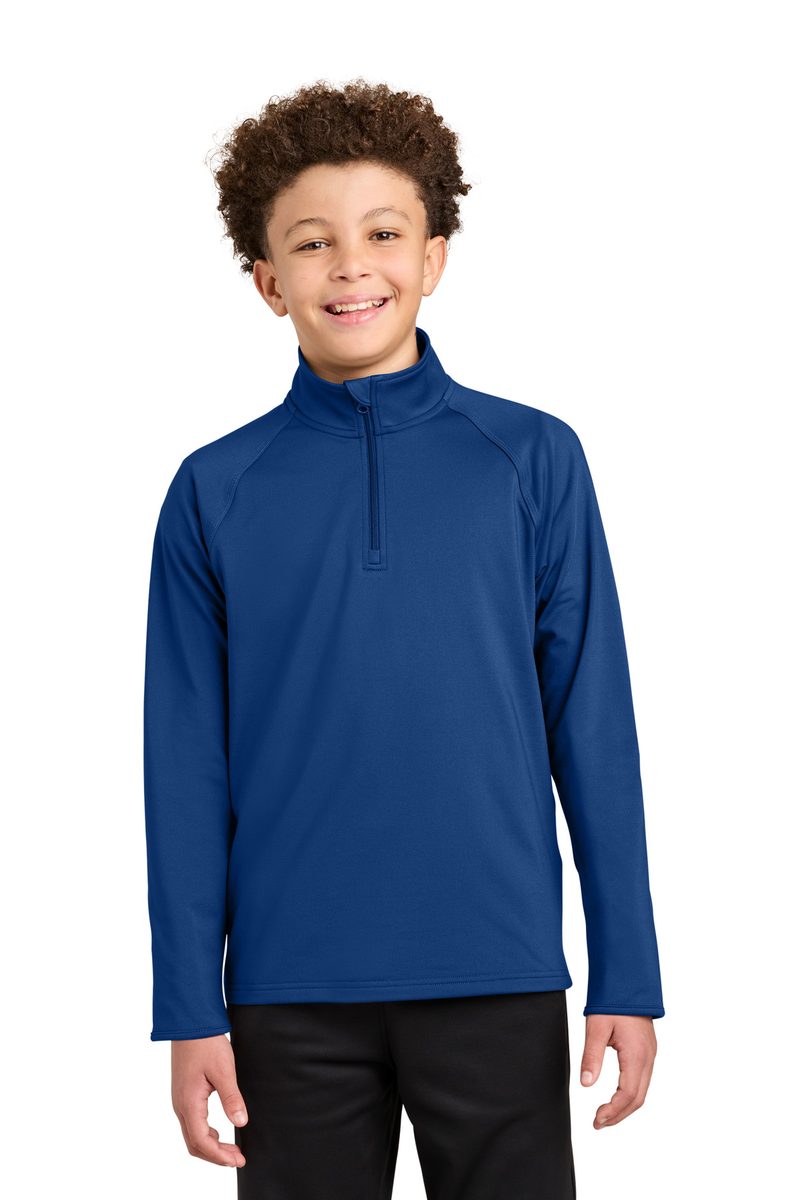 Sport-Tek YST850 - Youth Sport-Wick Stretch 1/4-Zip Pullover Sport-Tek