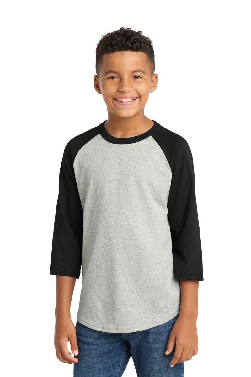 Sport-Tek YT200 - Youth Colorblock Raglan Jersey Sport-Tek