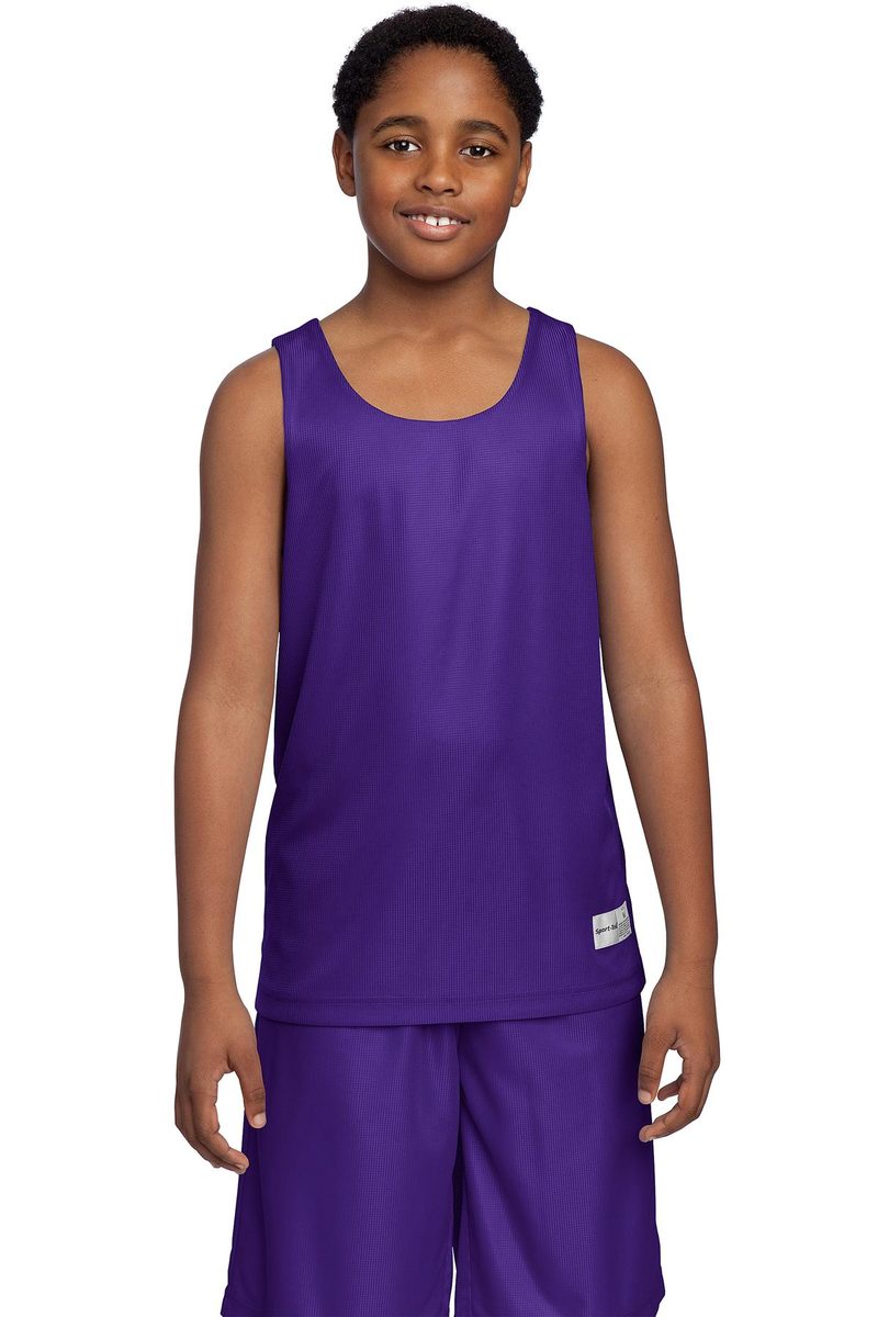 Sport-Tek YT550 - Youth PosiCharge Mesh Reversible Tank Sport-Tek